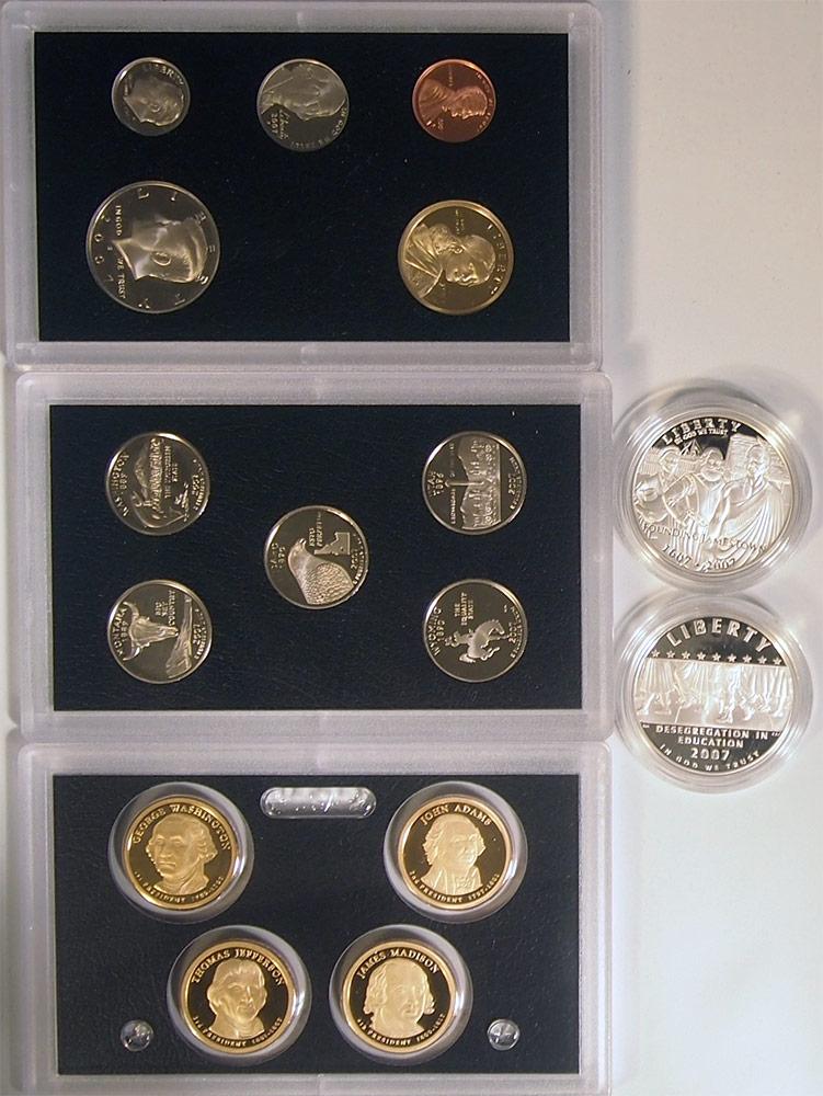 2007 American Legacy Collection Proof Sets - 16 Coin U.S. Mint Proof Set