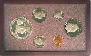 1983 PRESTIGE PROOF SET Deluxe Box & Papers 6 Coin U.S. Mint Proof Set