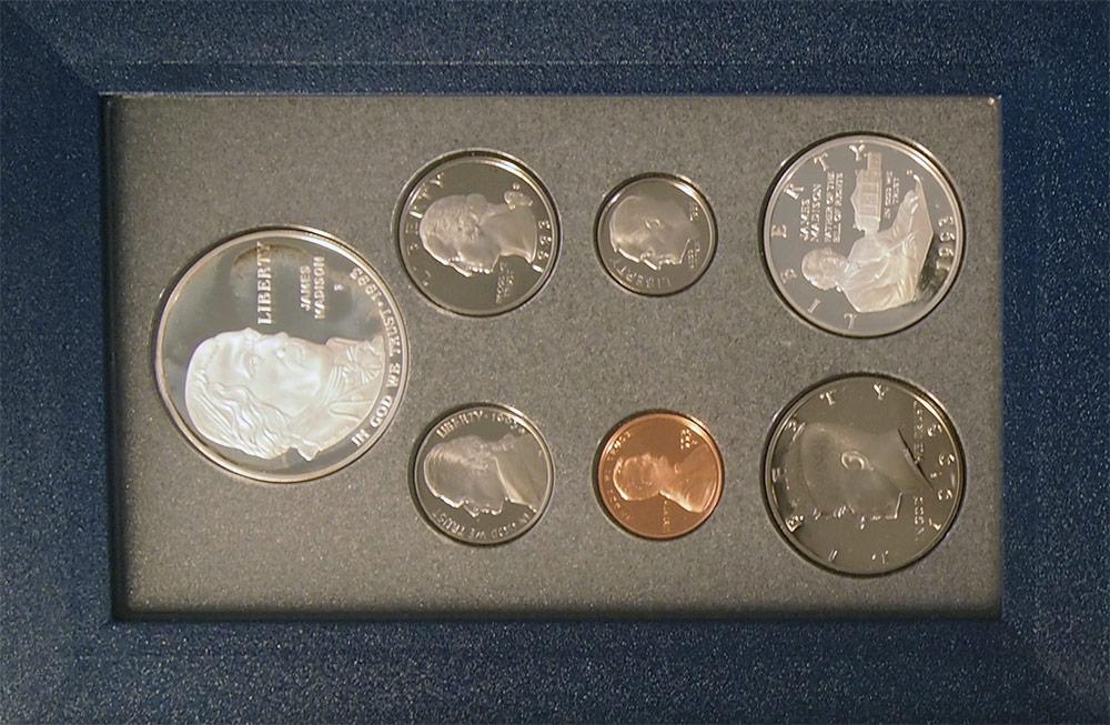 U.S Complete & Original Mint Made 1993 PRESTIGE Proof Set With Box 