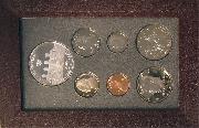 1996 PRESTIGE PROOF SET Deluxe Box & Papers 7 Coin U.S. Mint Proof Set