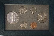 1997 PRESTIGE PROOF SET Deluxe Box & Papers 6 Coin U.S. Mint Proof Set