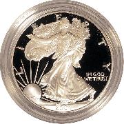 2004 Silver Eagle PROOF In Box with COA 2004-W American Silver Eagle Dollar Proof