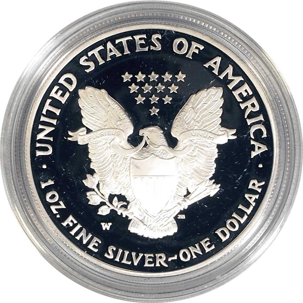 2005 Silver Eagle PROOF In Box with COA 2005-W American Silver Eagle Dollar Proof