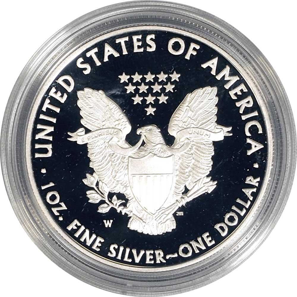 2008 Silver Eagle PROOF In Box with COA 2008-W American Silver Eagle Dollar Proof