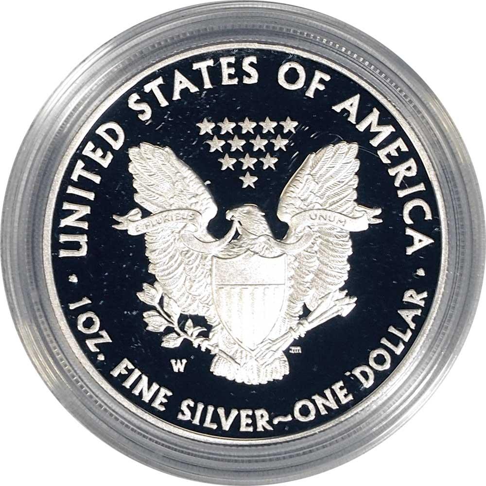 2013 Silver Eagle PROOF In Box with COA 2013-W American Silver Eagle Dollar Proof