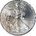 1996 American Silver Eagle Dollar BU 1oz Silver Uncirculated Coin