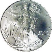 2010 American Silver Eagle Dollar BU 1oz Silver Uncirculated Coin