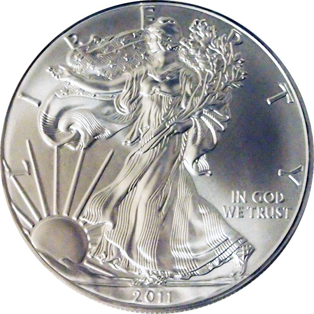 2011 American Silver Eagle Dollar BU 1oz Silver Uncirculated Coin