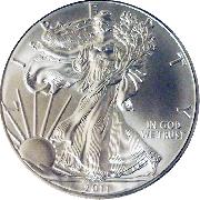 2011 American Silver Eagle Dollar BU 1oz Silver Uncirculated Coin