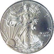 2012 American Silver Eagle Dollar BU 1oz Silver Uncirculated Coin