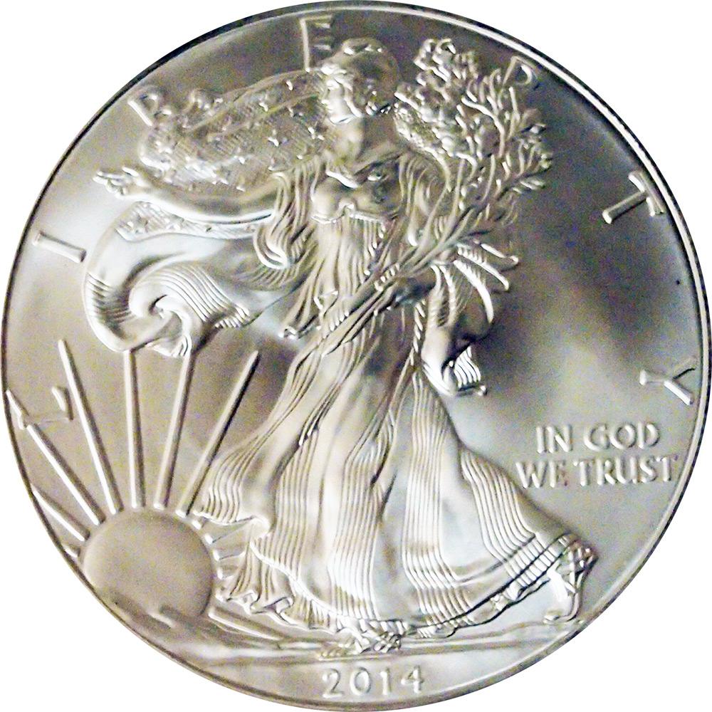 2014 American Silver Eagle Dollar BU