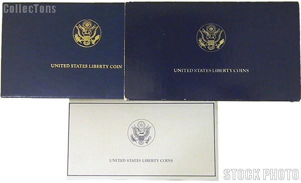 1986 Statue of Liberty Centennial Commemorative Uncirculated Gold Five Dollar OGP Replacement Box and COA