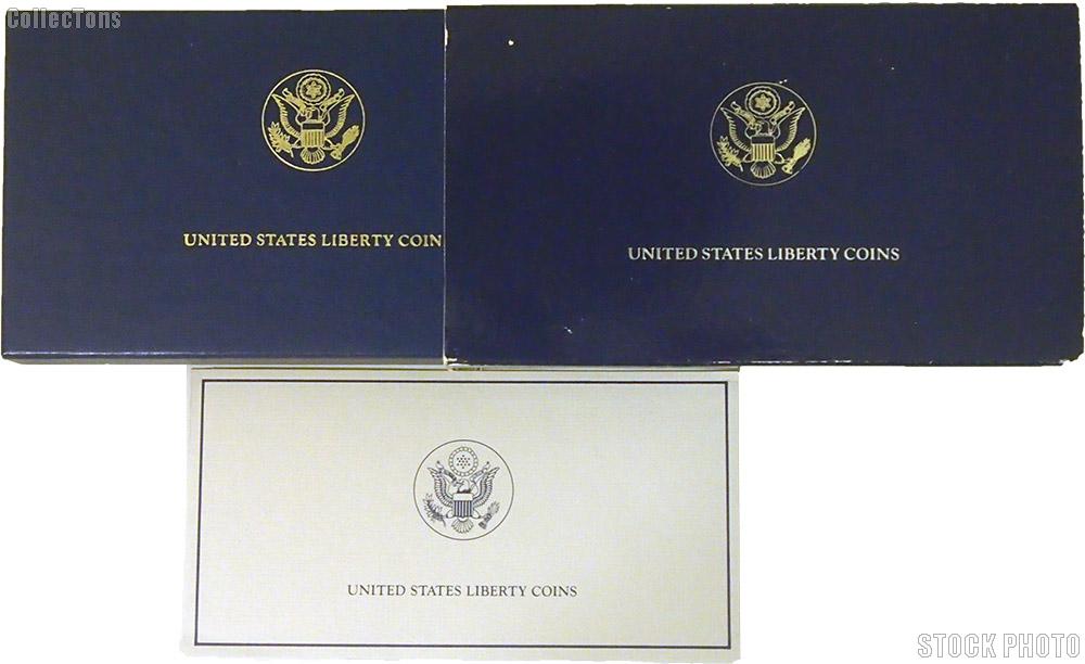 1986 Statue of Liberty Centennial Commemorative Proof Gold Five Dollar OGP Replacement Box and COA