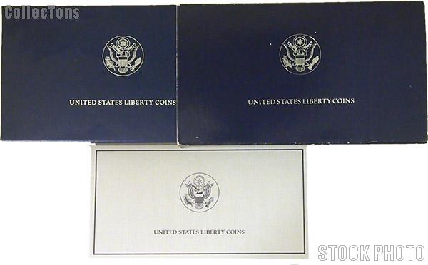 1986 Statue of Liberty Centennial Commemorative Proof Two Coin Set OGP Replacement Box and COA