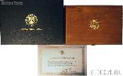 1983-1984 U.S. Olympic Commemorative Six Coin Set OGP Replacement Box and COA