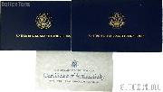 1987 U.S. Constitution Bicentennial Commemorative Proof Silver Dollar and Gold Five Dollar OGP Replacement Box and COA