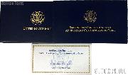 1987 U.S. Constitution Bicentennial Commemorative Proof Gold Five Dollar OGP Replacement Box and COA