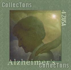 2008 Alzheimer's Disease Awareness 42 Cent US Postage Stamp Unused Sheet of 20 Scott #4358
