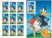 1999 Daffy Duck 33 Cent US Postage Stamp Unused Sheet of 10 Scott #3306