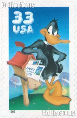 1999 Daffy Duck 33 Cent US Postage Stamp Unused Sheet of 10 Scott #3306