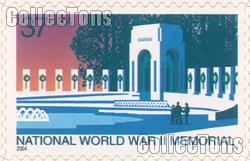 2004 National World War II Memorial 37 Cent  US Postage Stamp Unused Sheet of 20 Scott #3862