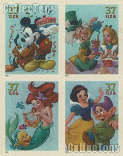 2005 Celebration - Art of Disney 37 Cent US Postage Stamp Unused Sheet of 20 Scott #3912 - #3915