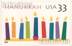 1999 Hanukkah 33 Cent US Postage Stamp Unused Sheet of 20 Scott #3352