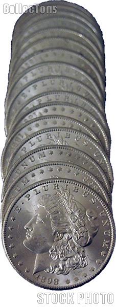 1898 BU Morgan Silver Dollars from Original Roll