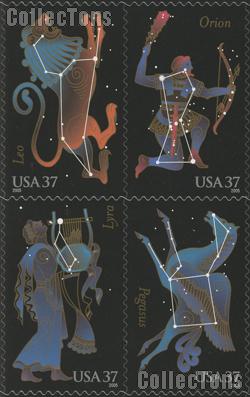 2005 Constellations 37 Cent US Postage Stamp Unused Sheet of 20 Scott #3945 - #3948