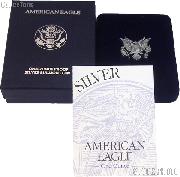 1995-P American Silver Eagle 1 oz Silver Proof Coin OGP Replacement Box and COA