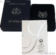 2005-W American Silver Eagle 1 oz Silver Proof Coin OGP Replacement Box and COA