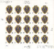 2006 United States Purple Heart 39 Cent US Postage Stamp Unused Sheet of 20 Scott #4032