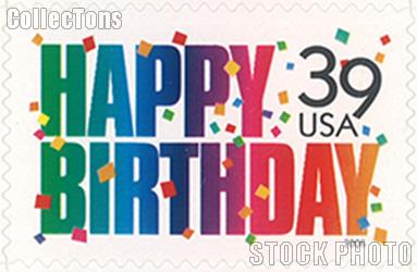 2006 Happy Birthday 39 Cent US Postage Stamp Unused Sheet of 20 Scott #4079