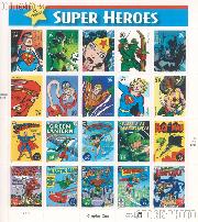 2006 DC Comics Superheroes 39 Cent US Postage Stamp Unused Sheet of 20 Scott #4084