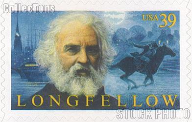 2007 Literary Arts - Henry Wadsworth Longfellow 39 Cent US Postage Stamp Unused Sheet of 20 Scott #4124