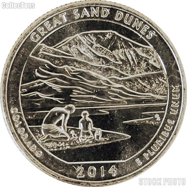 2014-D Colorado Great Sand Dunes National Park Quarter GEM BU America the Beautiful