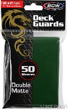 Deck Guard Sleeves for Trading Cards Green by BCW Pack of 50