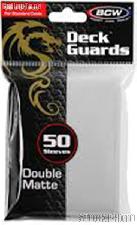 Deck Guard Sleeves for Trading Cards White by BCW Pack of 50