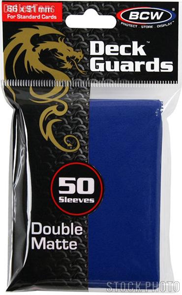 Deck Guard Sleeves for Trading Cards Blue by BCW Pack of 50