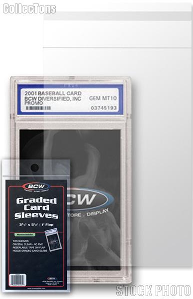 BCW Team Set Bags NEW 100 Resealable Sports Card Protect Holder Sleeves Display 