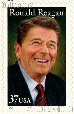 2005 Ronald Reagan 37 Cent US Postage Stamp Unused Sheet of 20 Scott #3897