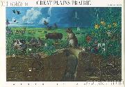 2001 Great Plains Prairie 34 Cent US Postage Stamp Unused Sheet of 10 Scott #3506