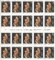 2001 Christmas - Madonna 34 Cent US Postage Stamp Unused Booklet of 20 Scott #3536