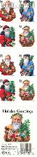 2001 Christmas - Santa Clause 34 Cent US Postage Stamp Unused Booklet of 20 Scott #3537A-#3540A