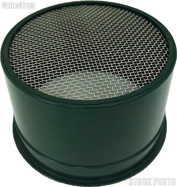 6" Green Mini Stackable Gold Sifter - 10 holes per square inch