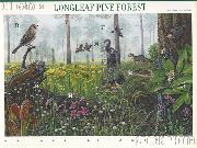 2002 Longleaf Pine Forest 34 Cent US Postage Stamp Unused Sheet of 10 Scott #3611