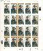 2002 Harry Houdini (1874-1926), Magician 37 Cent US Postage Stamp Unused Sheet of 20 Scott #3651