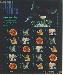 2002 American Bats 37 Cent US Postage Stamp Unused Sheet of 20 Scott #3661-#3664