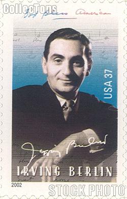 2002 Irving Berlin 37 Cent US Postage Stamp Unused Sheet of 20 Scott #3669