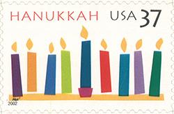 2002 Hanukkah 37 Cent US Postage Stamp Unused Sheet of 20 Scott #3672